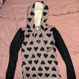 Sweater shirt zip up